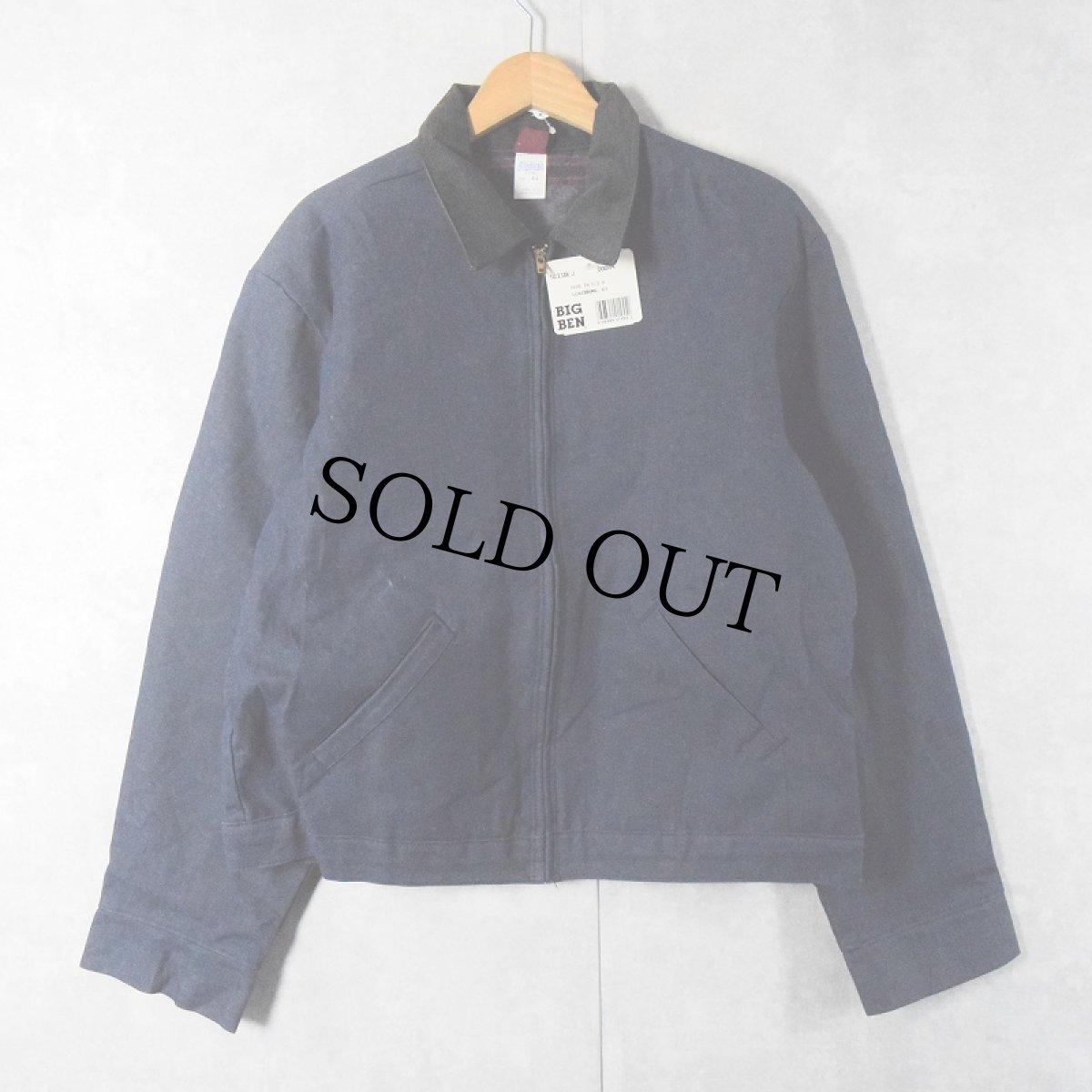 画像1: 90's BIG BEN USA製 ブランケットライナー デニムカバーオール DEADSTOCK SIZE44 (1)