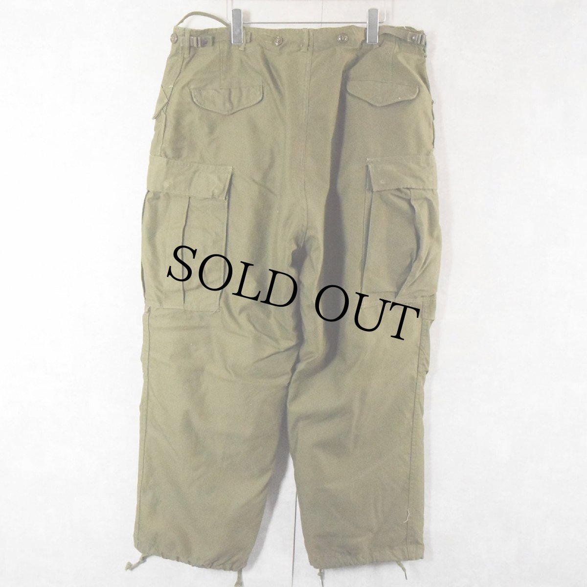 画像2: 50's U.S.ARMY M-51 フィールドパンツ ライナー付き REGULAR-LARGE (2)