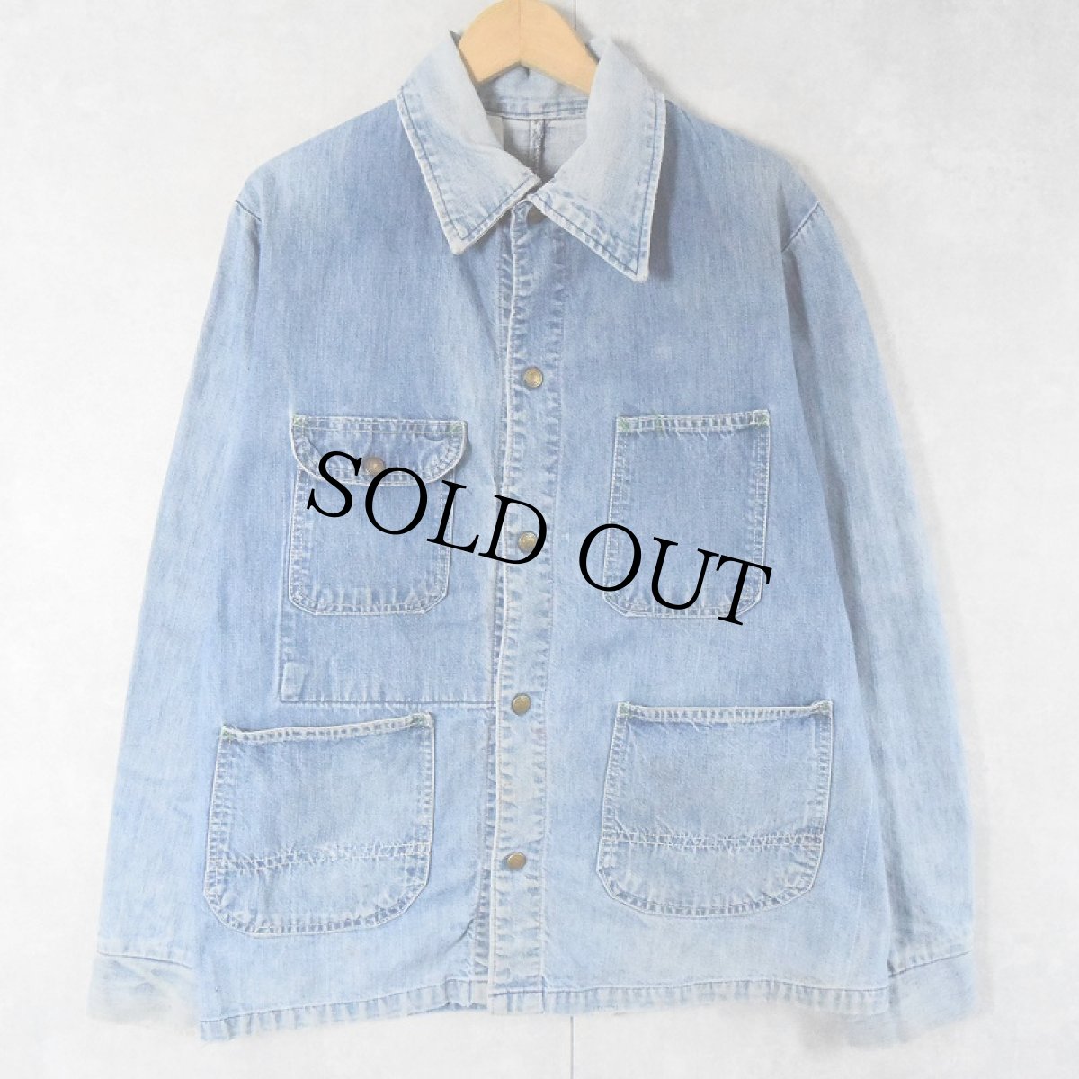 画像1: 70's KEY IMPERIAL デニムカバーオール (1)