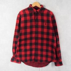 画像1: Ralph Lauren バッファローチェック柄 ボタンダウンシャツ (1)