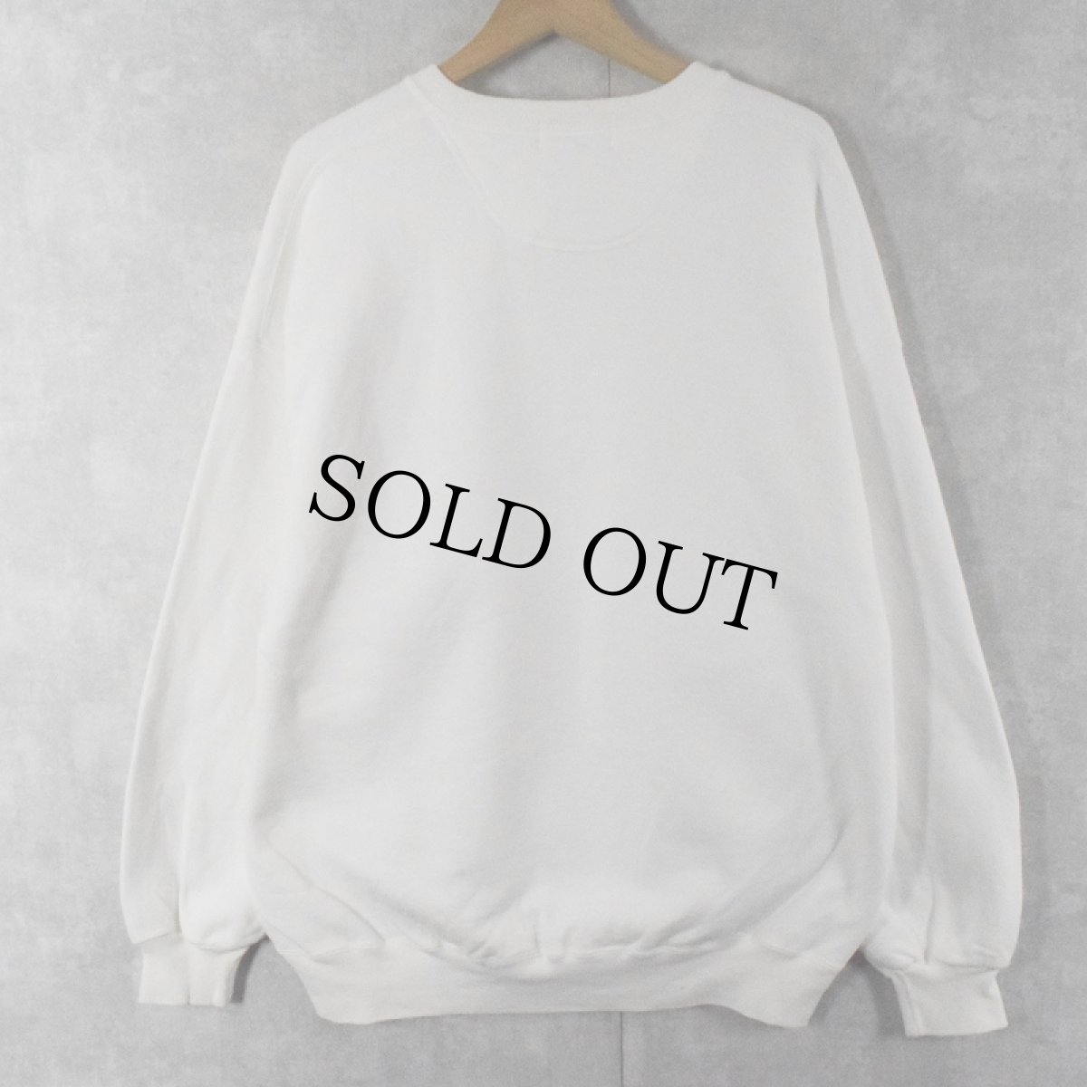 画像2: 80's JERZEES USA製 スマイル×ピースマーク 刺繍スウェット XL (2)