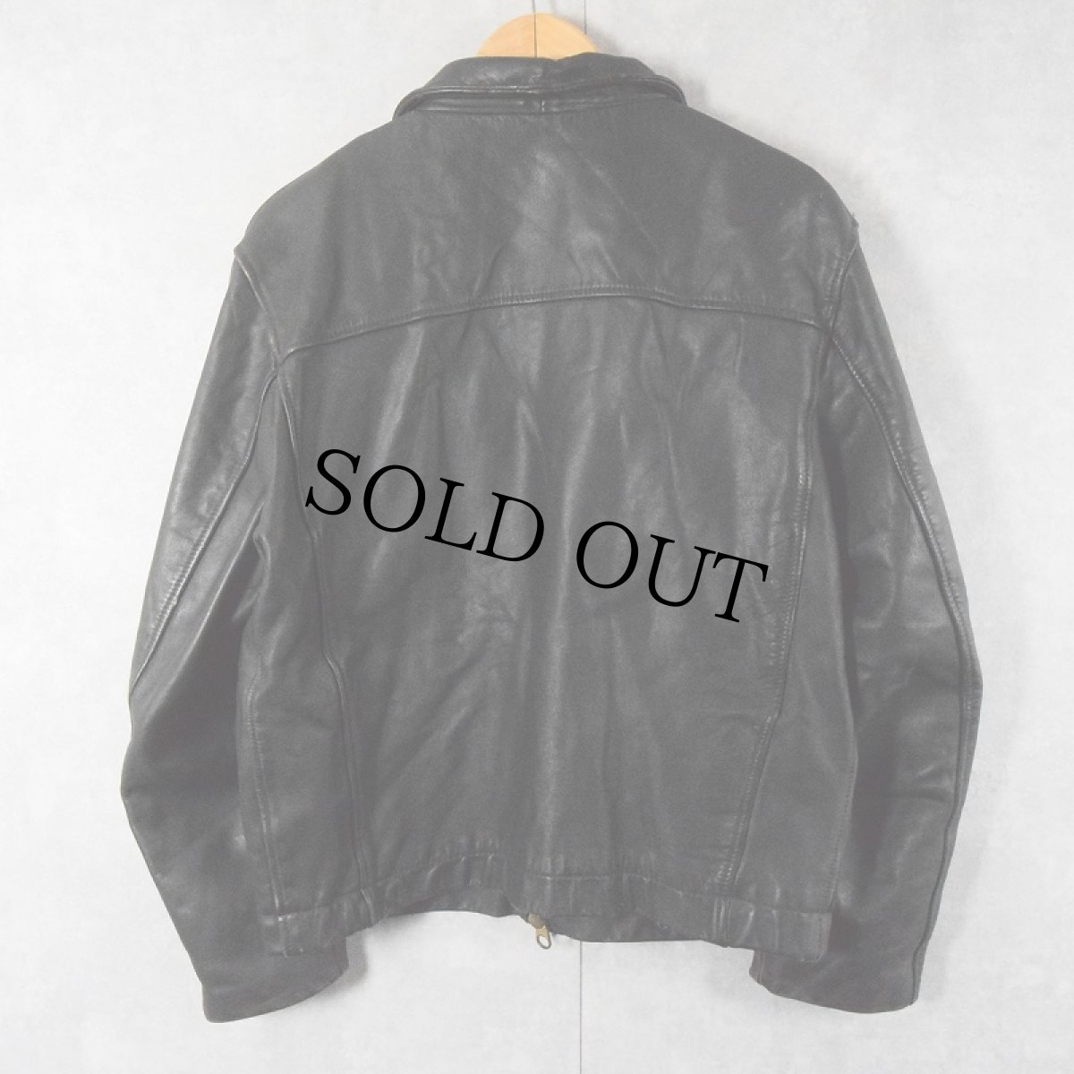 画像2: 70〜80's "FRENCH AIR FORCE Type" レザージャケット (2)