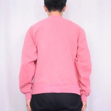 画像3: 90's Champion USA製 前V ロゴ刺繍スウェット L (3)
