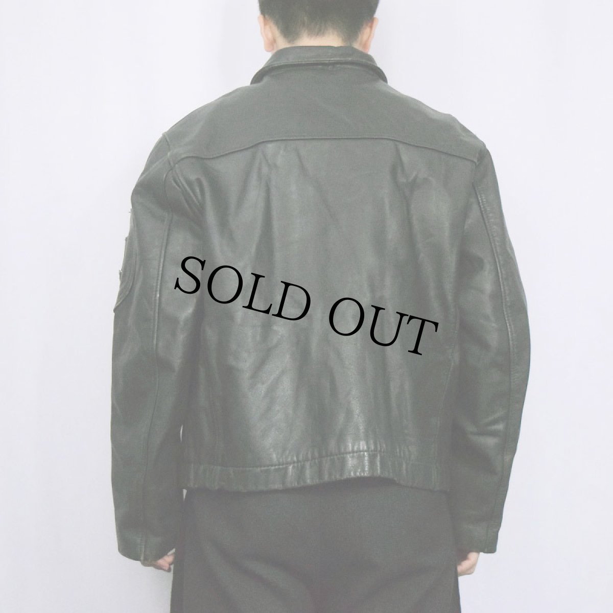 画像4: 70〜80's "FRENCH AIR FORCE Type" レザージャケット (4)