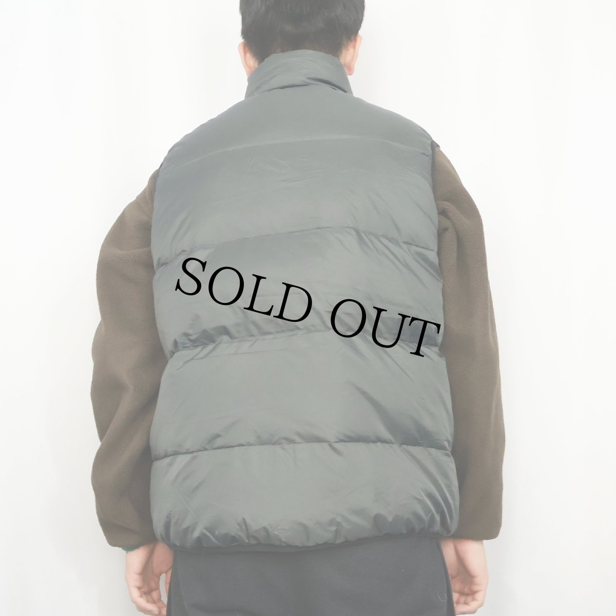 画像4: OLDNAVY リバーシブル ナイロンダウンベスト M (4)