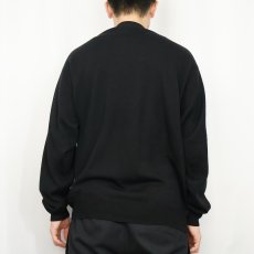 画像3: JOS.A.BANK メリノウール ニットカーディガン BLACK L (3)