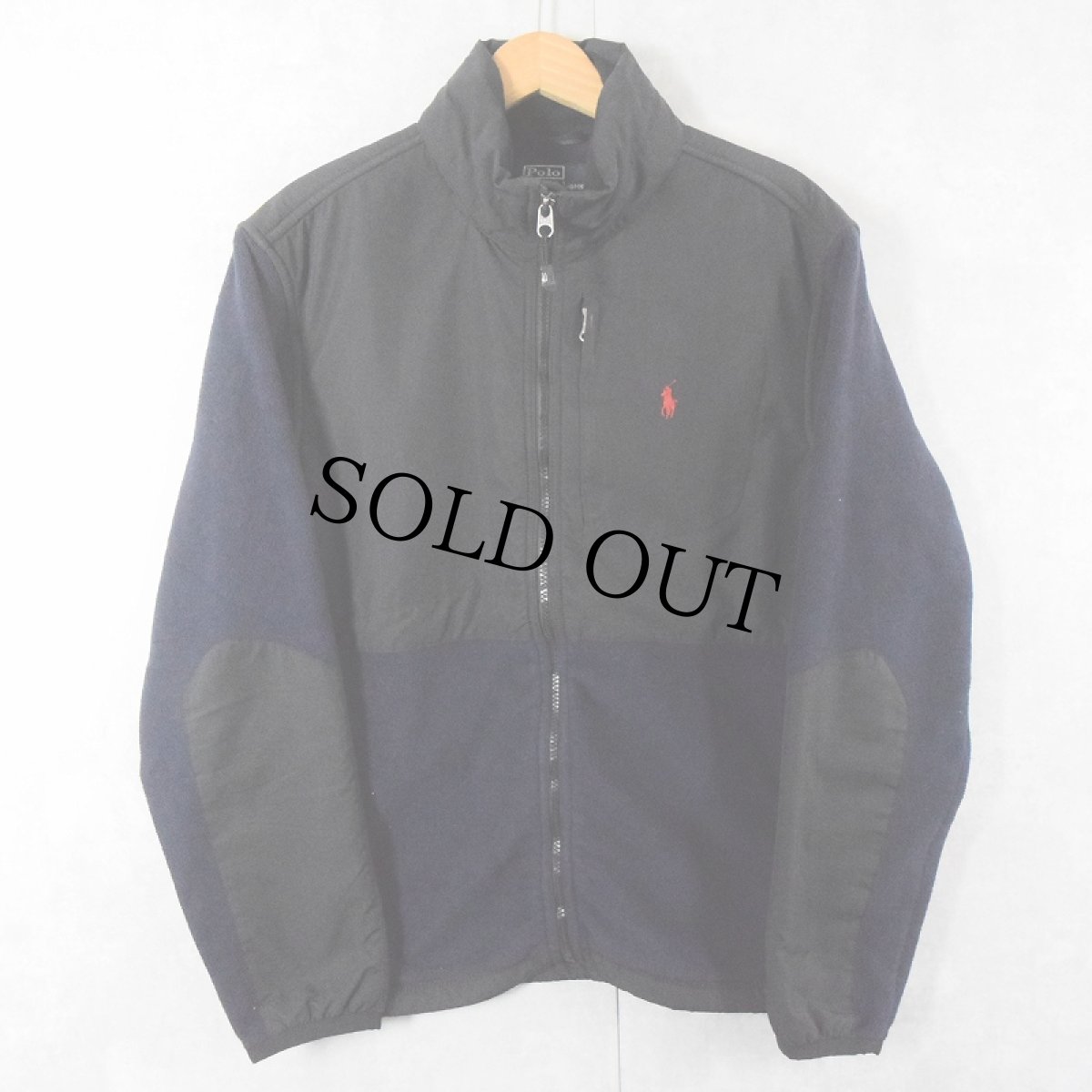 画像1: POLO Ralph Lauren "DENALI TYPE" フリースジップジャケット NAVY M (1)