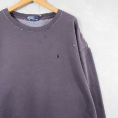 画像1: POLO Ralph Lauren ロゴ刺繍スウェット XXL (1)