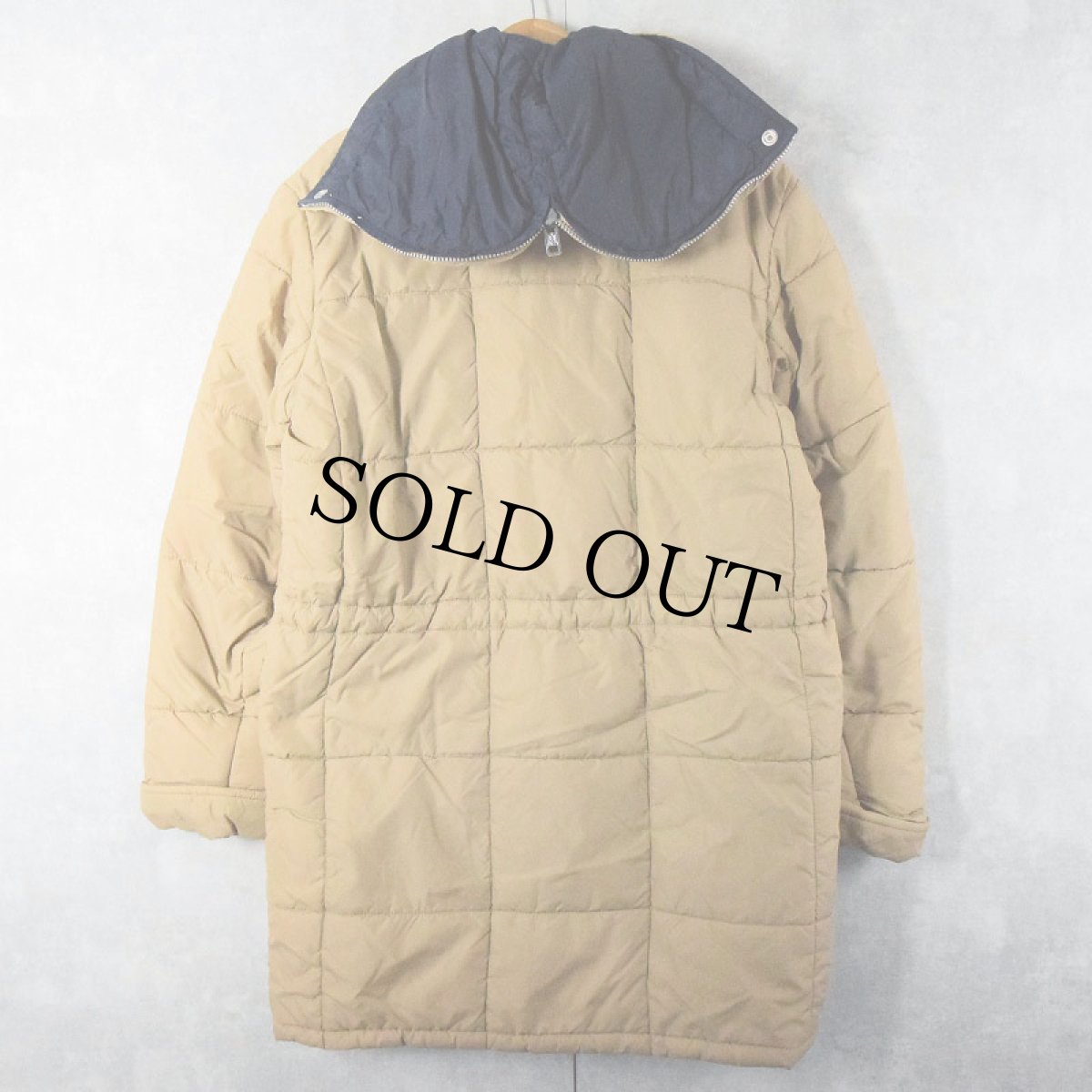 画像2: 70〜80's Mighty Mac USA製 中綿入り ラビットフード キルティングハーフジャケット SIZE40 (2)