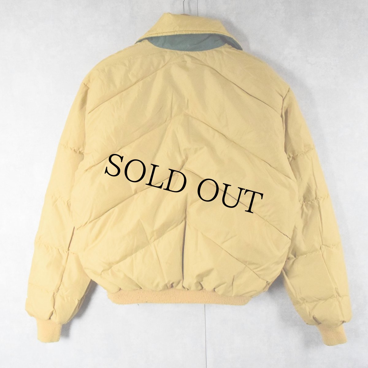 画像4: 80's GERRY USA製 切り替えデザイン リバーシブルダウンジャケット L (4)