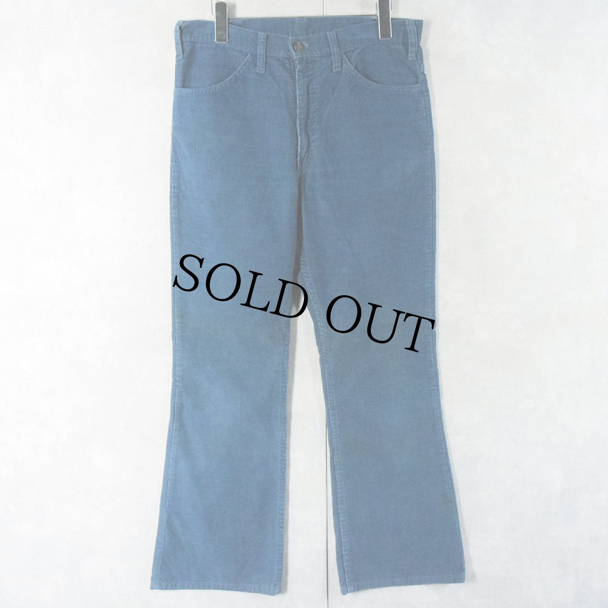 画像1: 70's Levi's 646 ベルボトム コーデュロイパンツ W32 (1)
