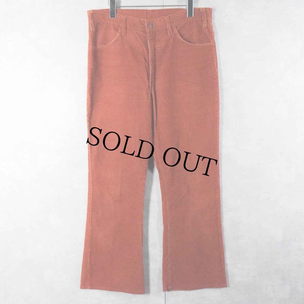 画像1: 70's Levi's 646 ベルボトム コーデュロイパンツ W34 (1)