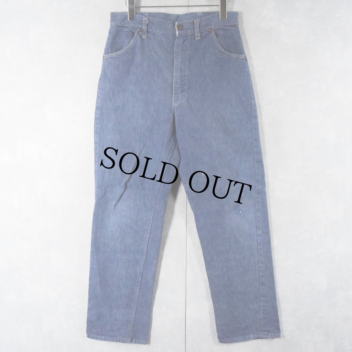 画像2: 60's montgomery ward 101 カスタムポケット テーパードデニムパンツ W30 (2)