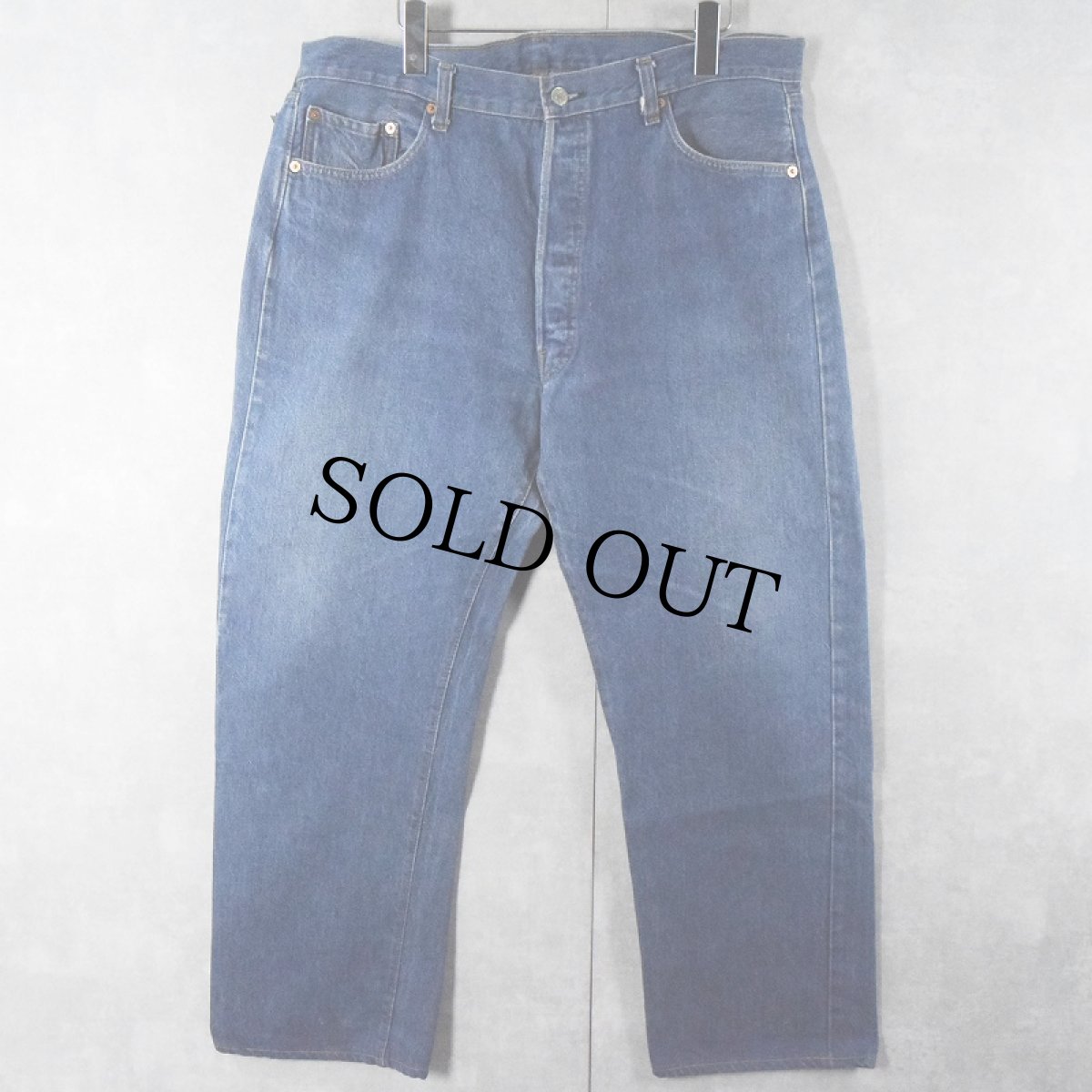 画像1: 80's Levi's 501 USA製 66後期 デニムパンツ W37 (1)