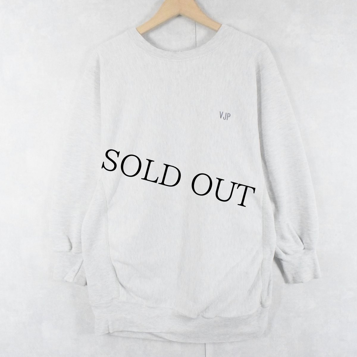 画像1: 80's Champion×LANDS' END REVERSE WEAVE TYPE "VJP" 刺繍入りスウェット (1)