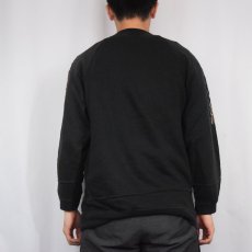 画像3: NAF NAF 刺繍入り ラグランスウェット BLACK (3)