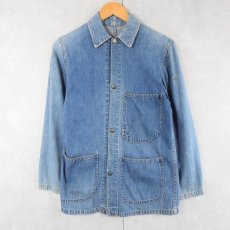 画像2: 【SALE】 〜60's DUBBLE WARE ハンドペイント バタフライ デニムカバーオール (2)