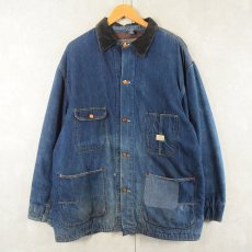 画像1: 60's Sears ブランケットライナー デニムカバーオール (1)