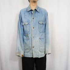 画像2: 【SALE】 70's JCPenney BIG MAC デニムカバーオール (2)