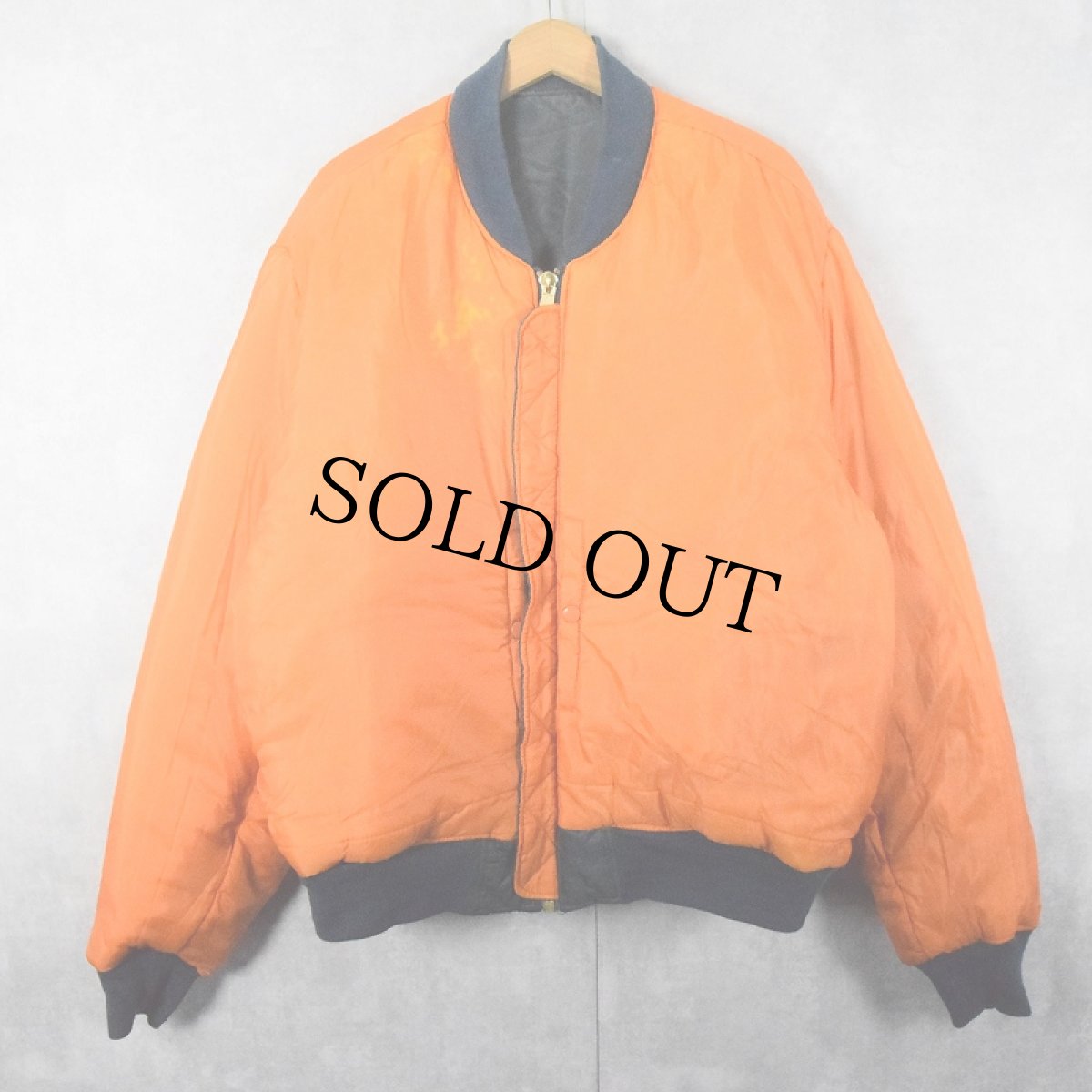 画像2: 民間品 FOX OUTDOOR PRODUCT MA-1 TYPE フライトジャケット 2XL (2)