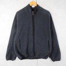 画像1: 90's Woolrich USA製 フリースジップジャケット NAVY M (1)