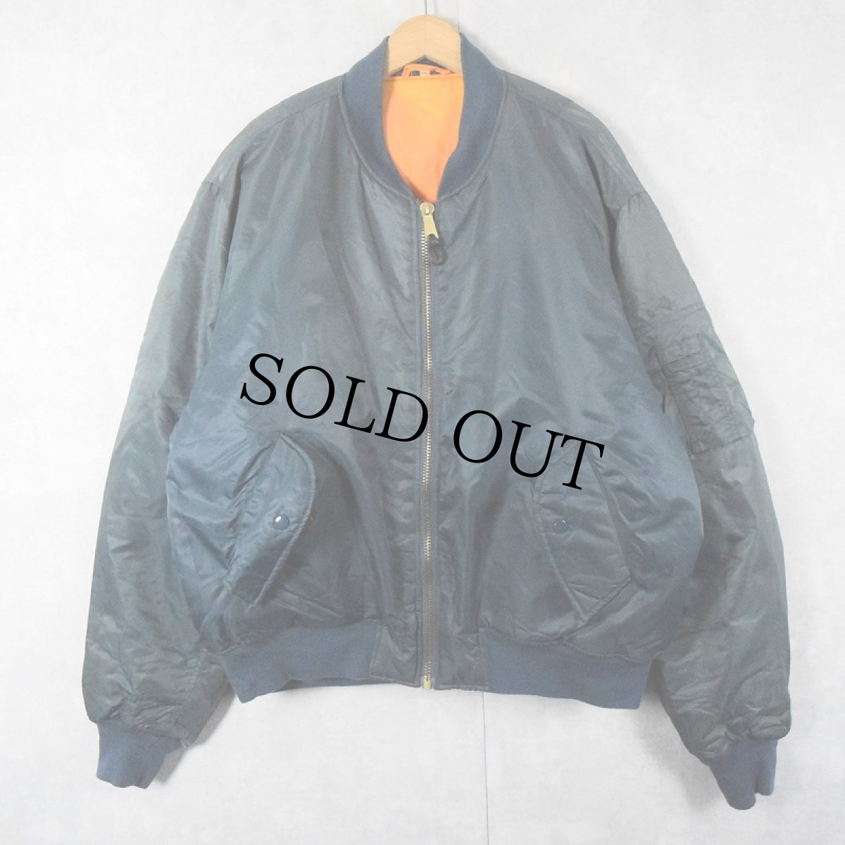 画像1: 民間品 FOX OUTDOOR PRODUCT MA-1 TYPE フライトジャケット 2XL (1)
