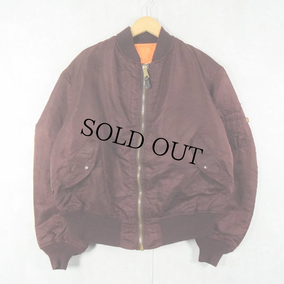 画像1: 民間品 ALPHA INDUSTRIES,INC MA-1 フライトジャケット XX-LARGE (1)