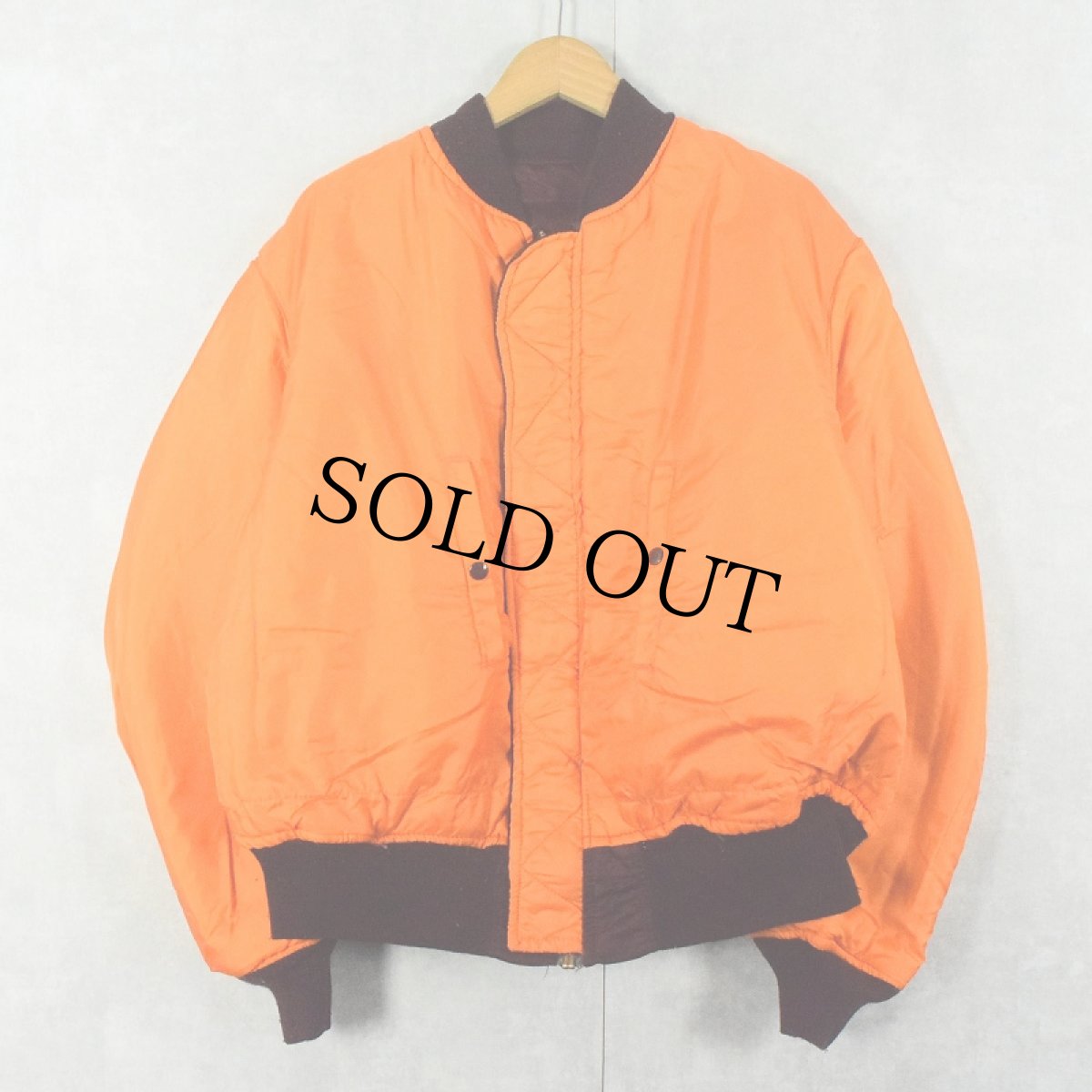 画像2: 民間品 ALPHA INDUSTRIES,INC MA-1 フライトジャケット XX-LARGE (2)