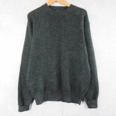 画像1: 90's〜 Pendleton ウールニットセーター GREEN S (1)