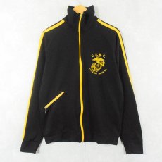 画像1: U.S.M.C. サイドライントラックジャケット BLACK (1)