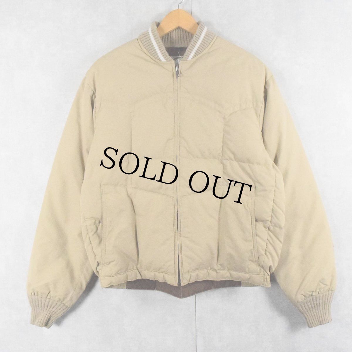 画像1: 80〜90's Comfy USA製 ウエスタンデザイン ダウンジャケット L (1)