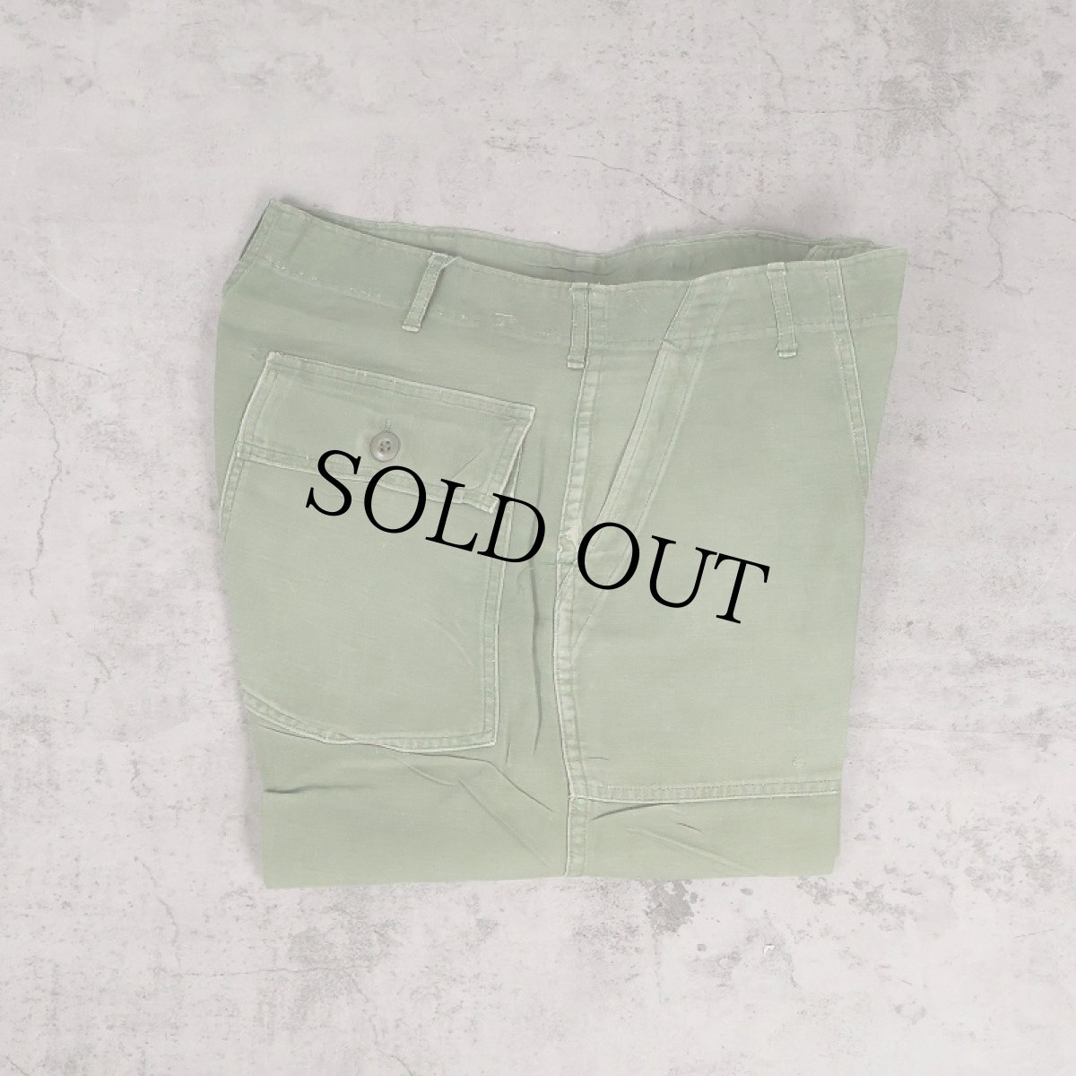 画像3: 70's U.S.ARMY ベイカーパンツ 糊付け&プレス W35 (3)