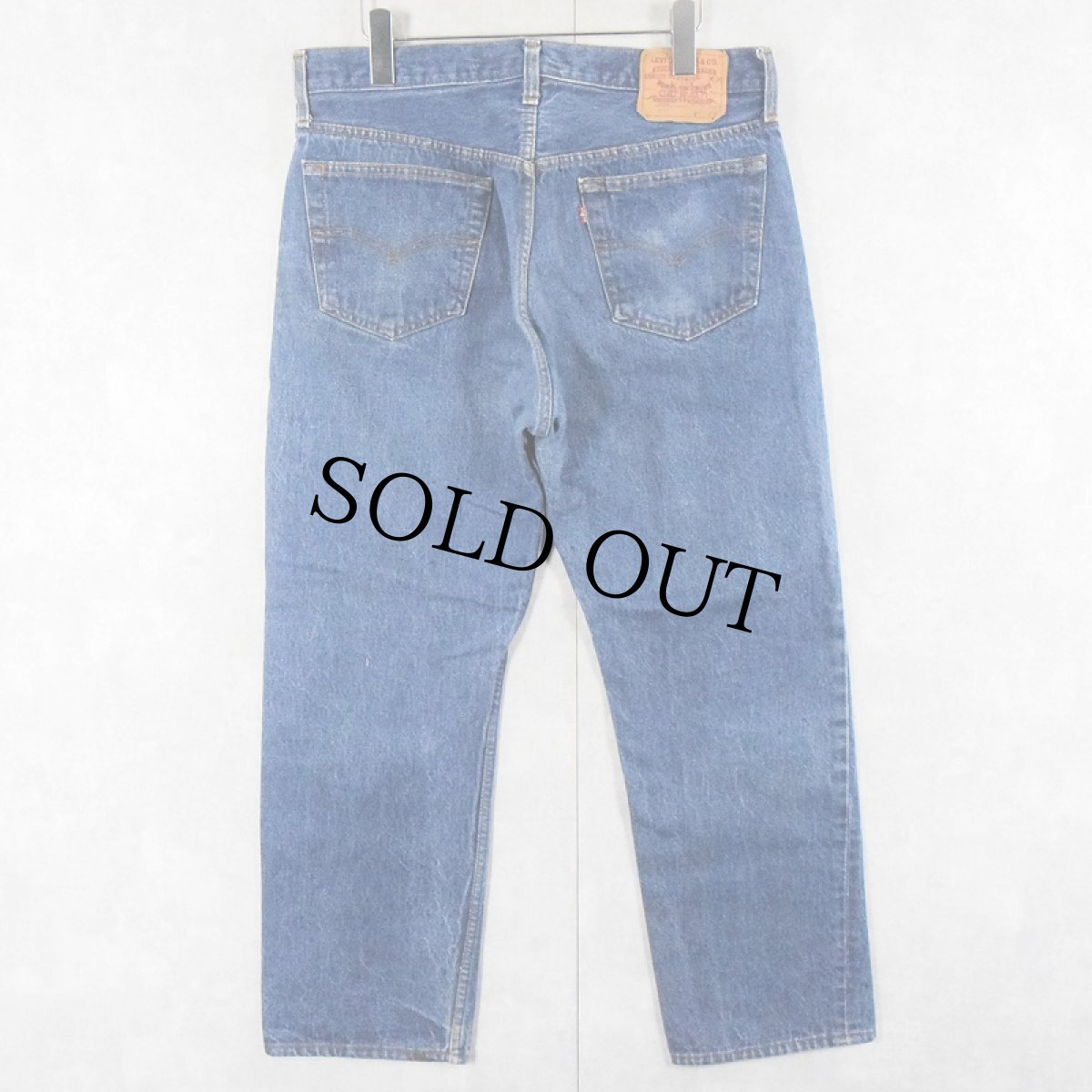 画像2: 80's Levi's 501 USA製 デニムパンツ W33 (2)