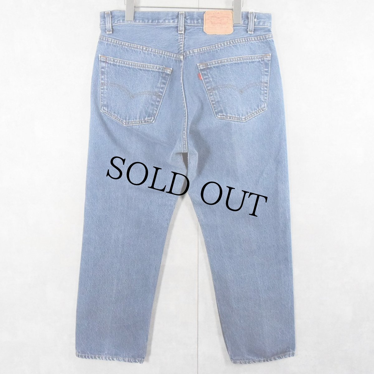 画像2: 80's Levi's 501 USA製 内股シングル デニムパンツ W35 (2)