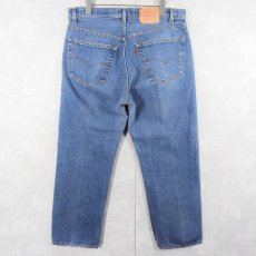 画像2: 80's Levi's 501 USA製 内股シングル デニムパンツ W35 (2)