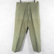 画像1: 70's U.S.ARMY ベイカーパンツ 糊付け&プレス W35 (1)