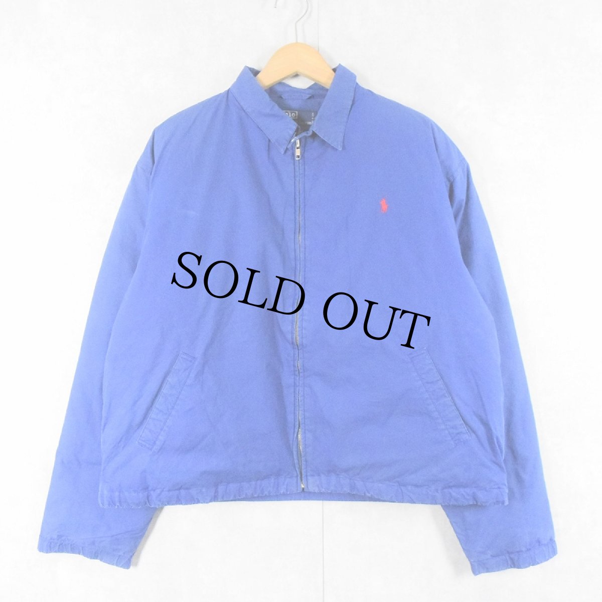 画像1: 90's POLO Ralph Lauren チンスト付き ダウンスイングトップ L (1)