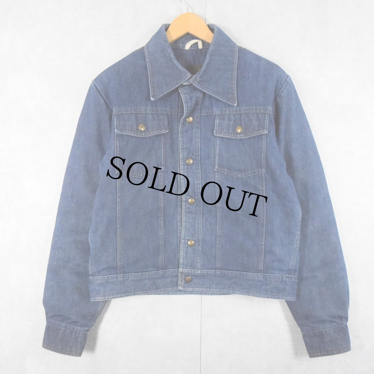 画像1: 70〜80's Eddie Bauer ダウンライナー デニムジャケット (1)