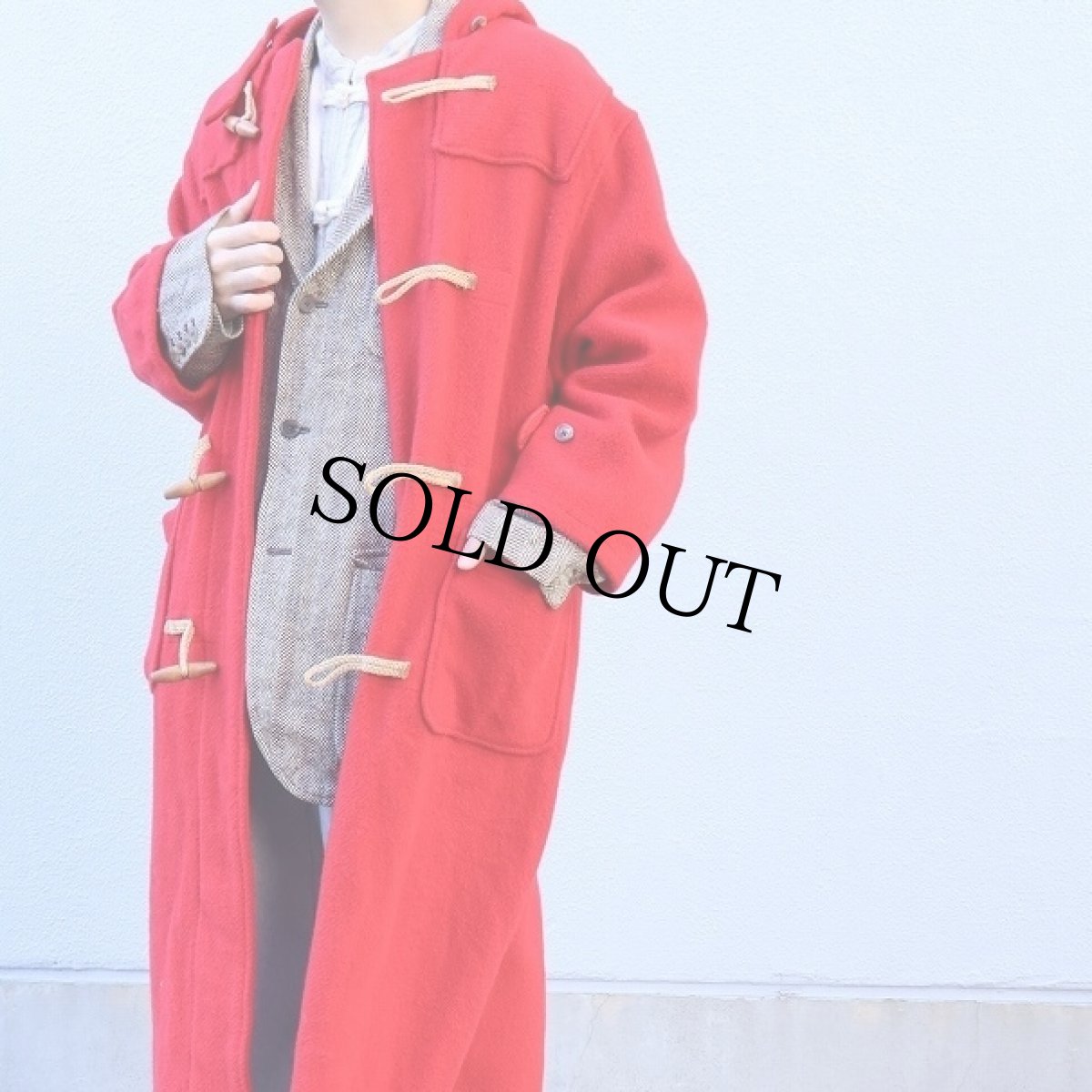 画像2: 90's Ralph Lauren USA製 ウール × ナイロン ダッフルコート L (2)