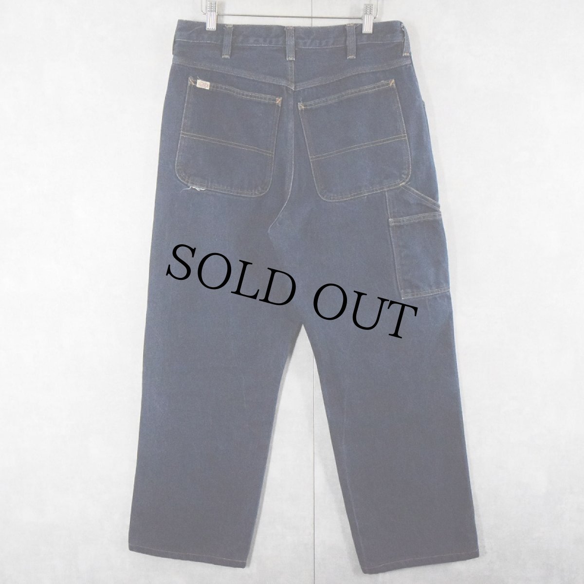 画像2: BIG MAC デニムペインターパンツ W32 (2)