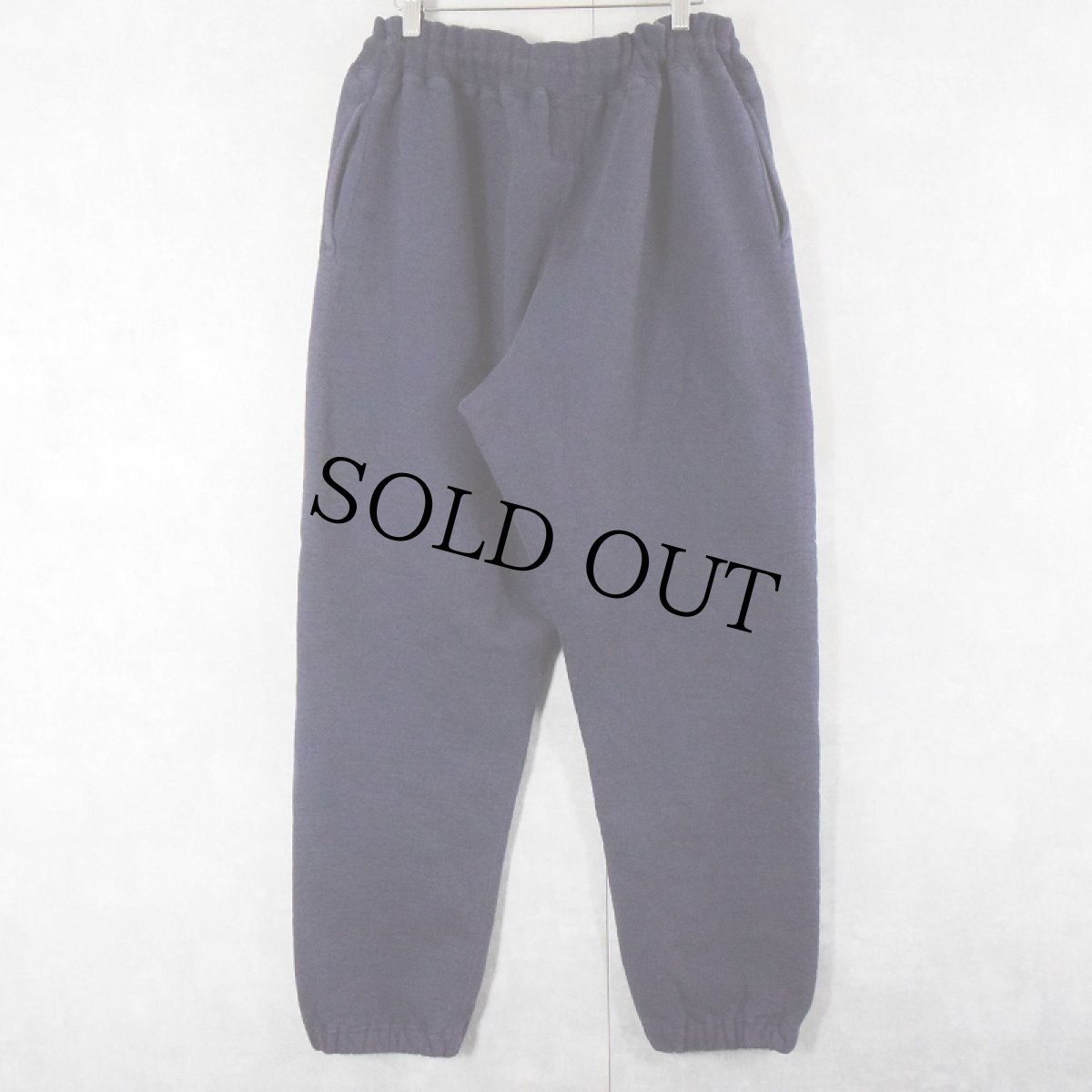 画像2: 90's RUSSELATHLETICS PRO COTTON USA製 ロゴ刺繍 無地スウェットパンツ NAVY XL (2)