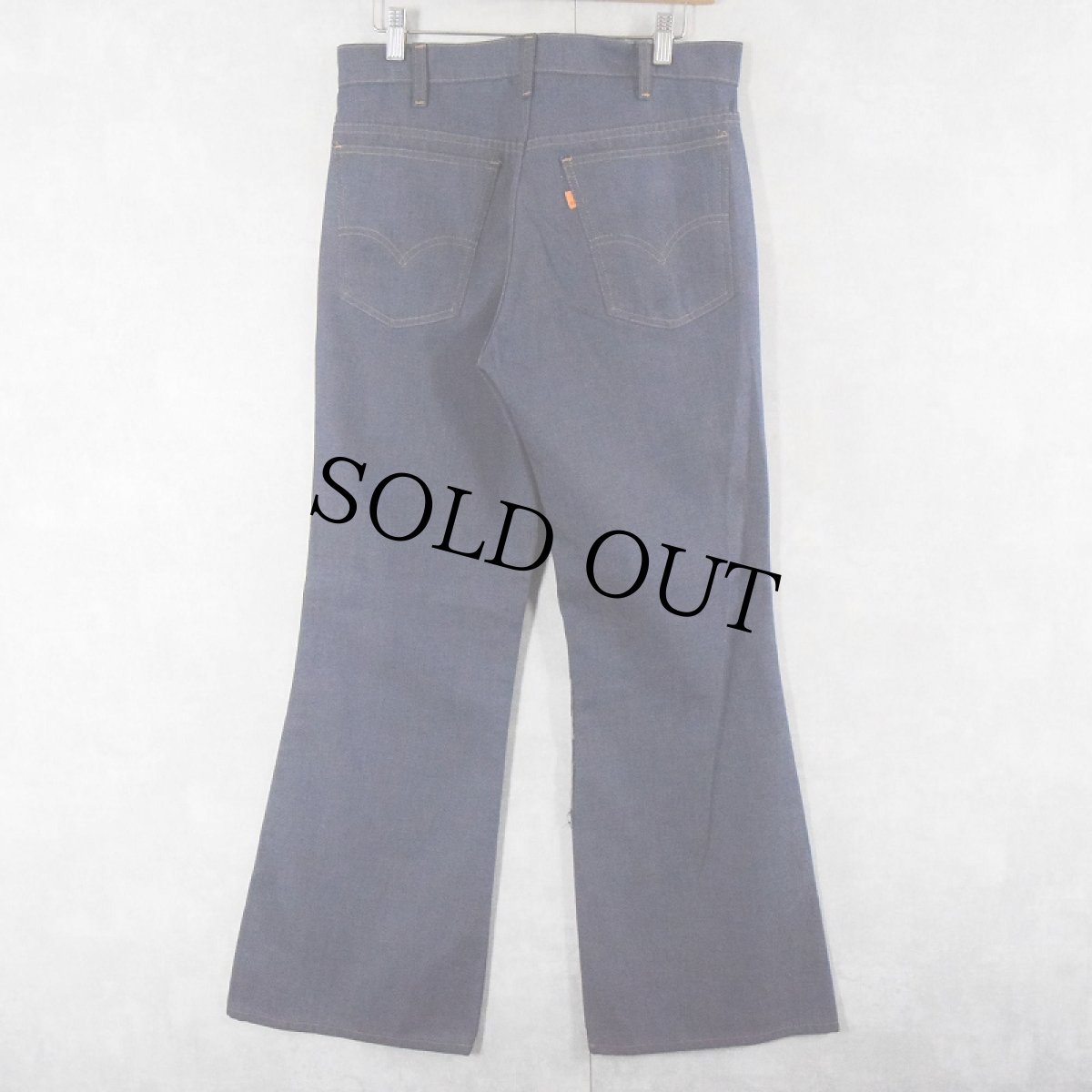 画像2: 70's Levi's バットダイ フレアデニムパンツ W32 (2)