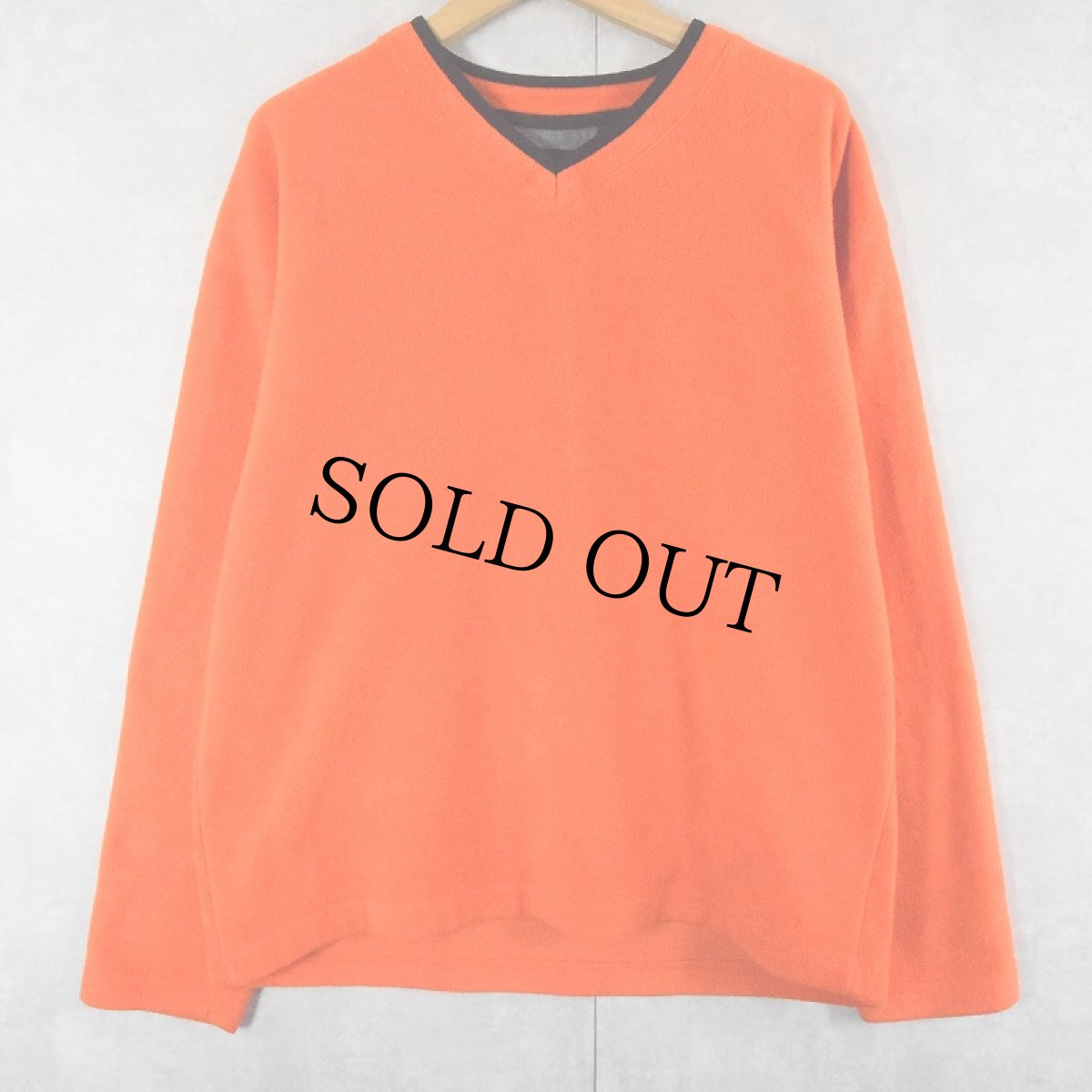 画像3: GAP Vネック フリースプルオーバー L (3)