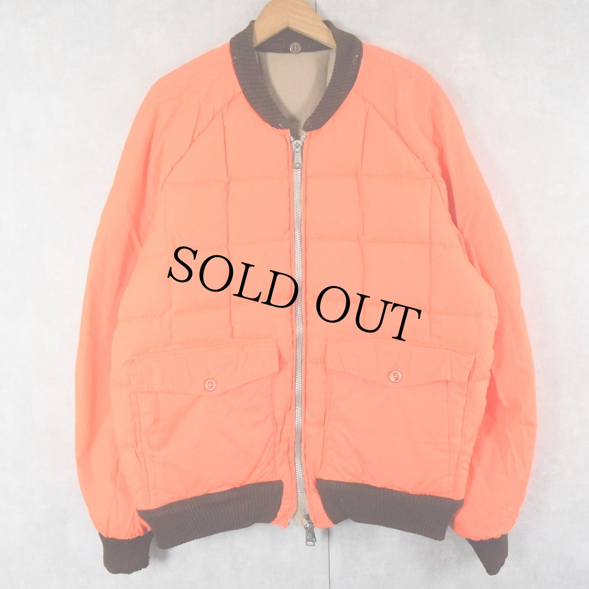 画像2: 80's THERMO-KING リバーシブル キルティングダウンジャケット (2)