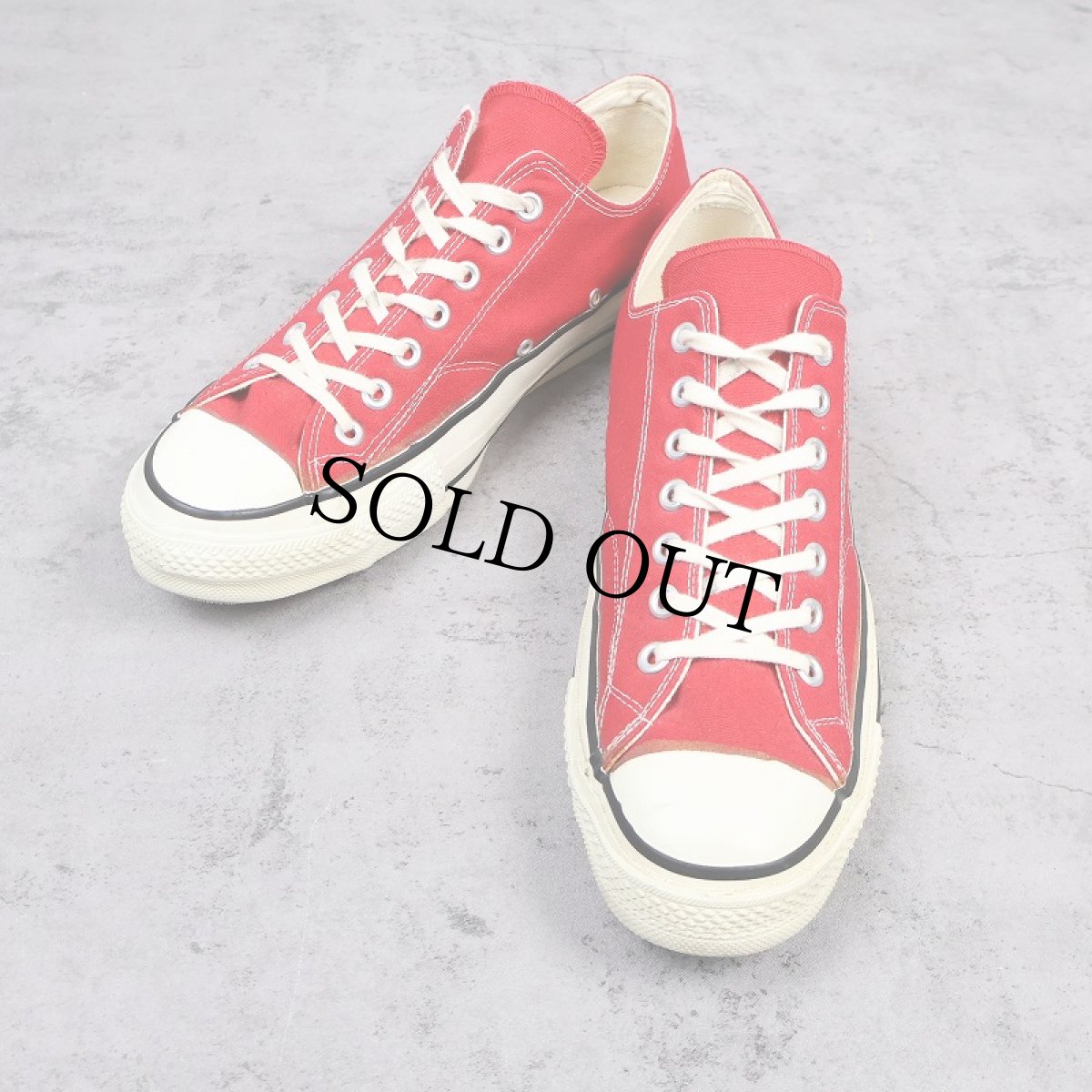 画像1: 70's CONVERSE CHUCK TAYLOR USA製 一つ星 ローカットスニーカー 30.5cm (1)