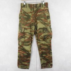 画像1: FRENCH ARMY リザードカモ パラトルーパーパンツ W31 (1)