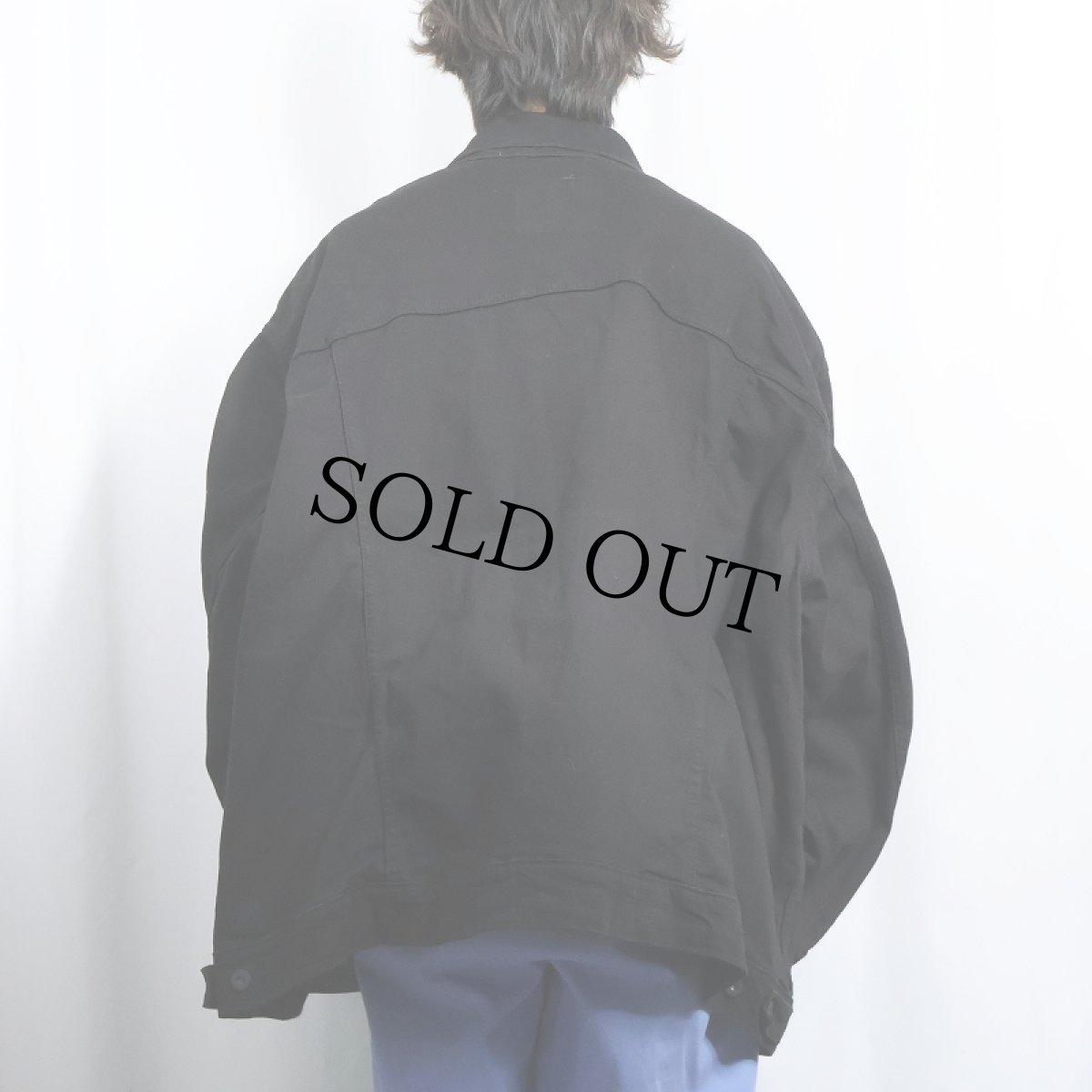 画像3: Levi's 07158-0020 ブラックデニムジャケット 6XL (3)