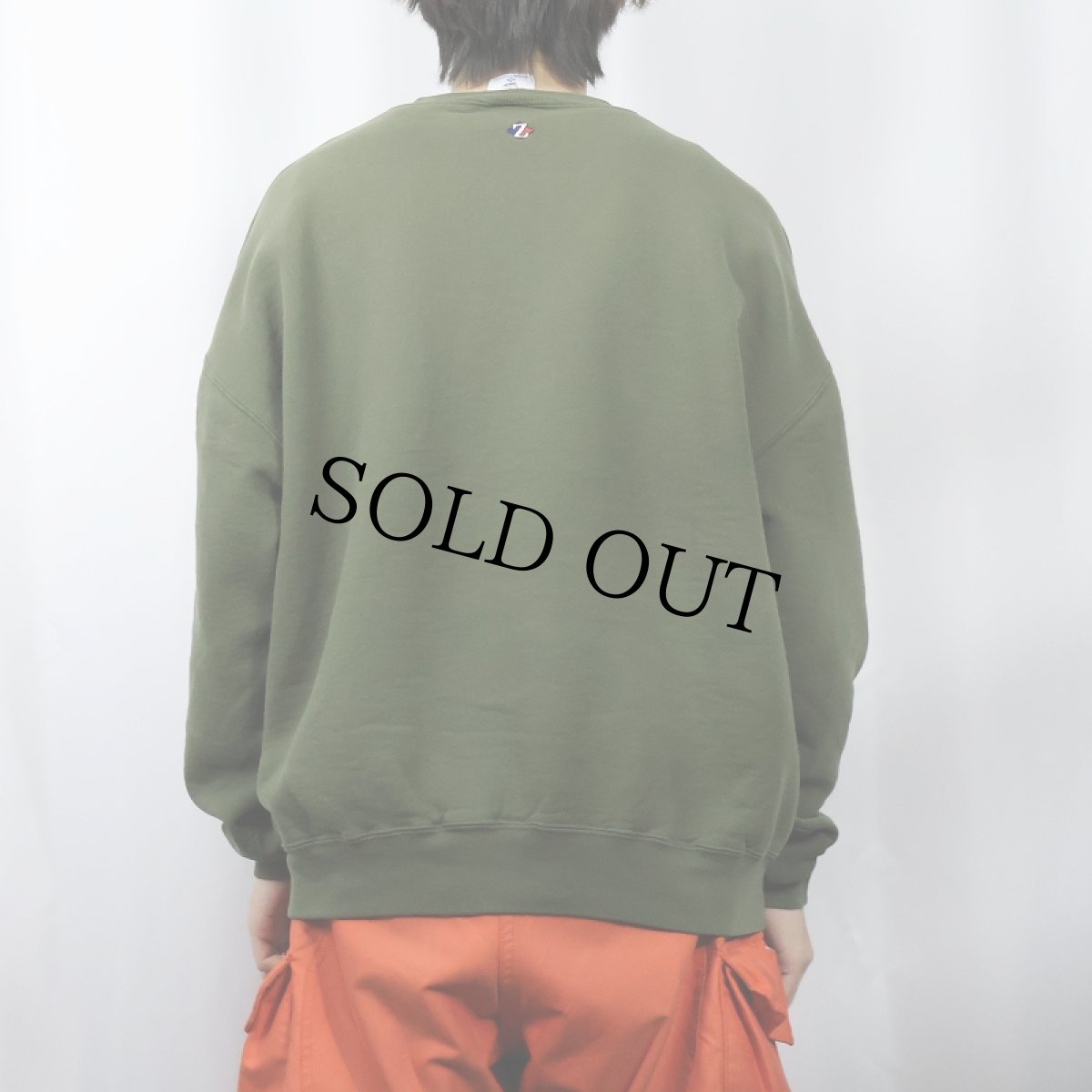 画像3: 90's JERZEES SPORT USA製 ロゴパッチ付き 無地スウェット XL (3)