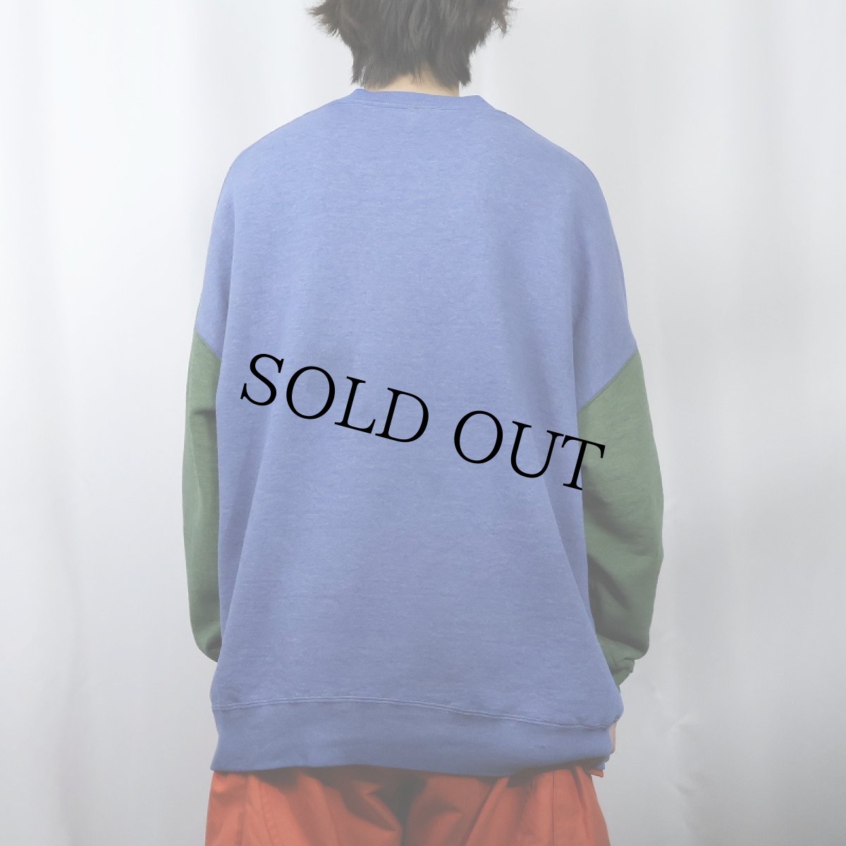 画像3: 90's JERZEES SPORT USA製 2トーン切り替えデザイン 無地スウェット 3X (3)