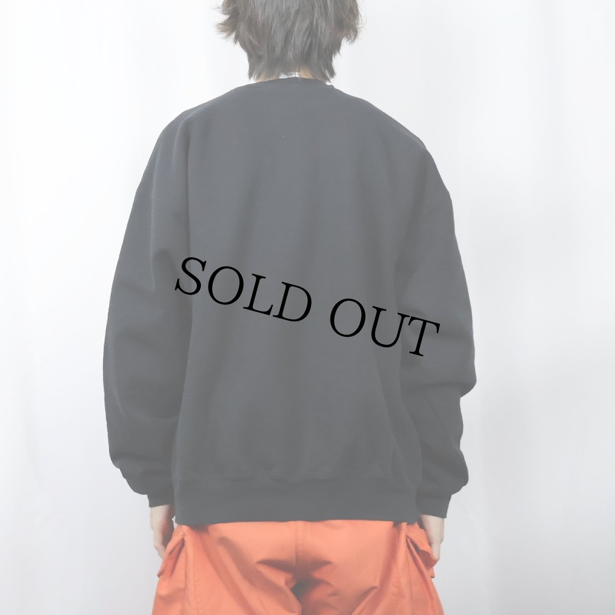 画像3: FRUIT OF THE LOOM SUPER COTTON 無地スウェット BLACK XL (3)